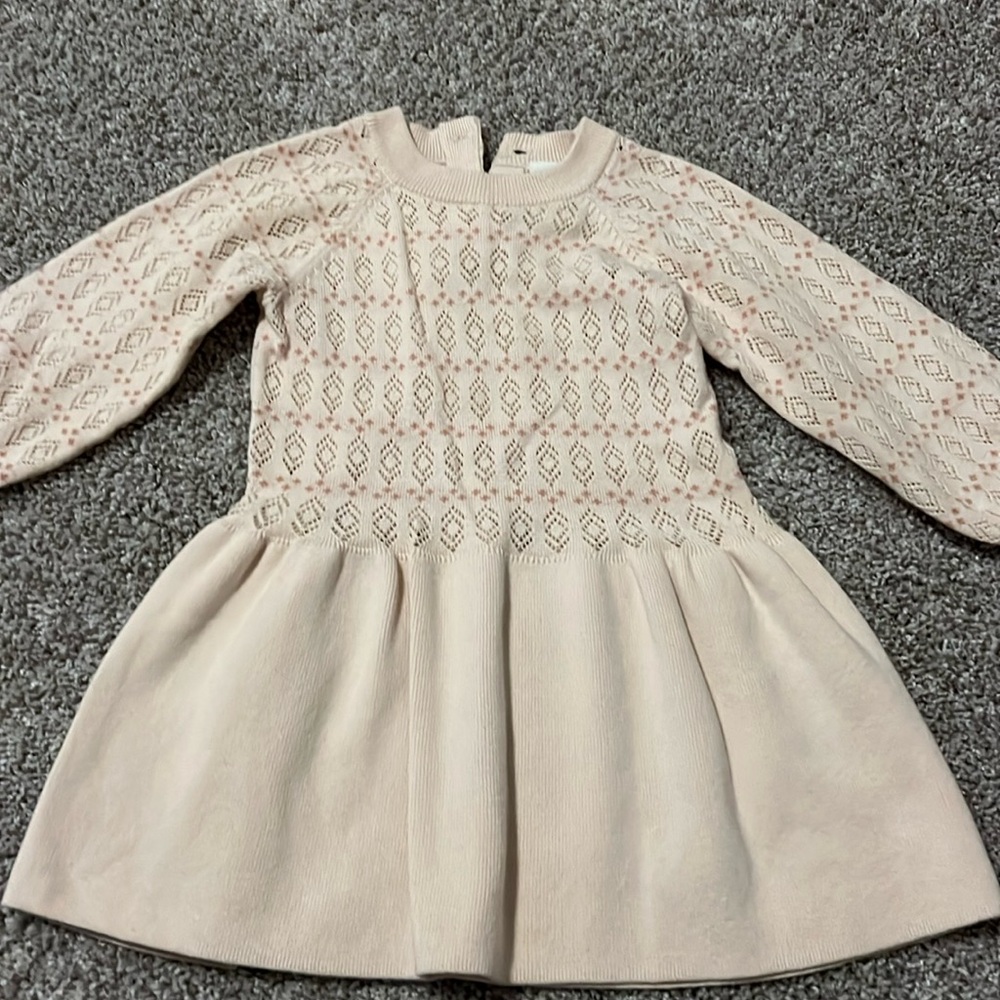 Worn once H & M knit dress size 12-18 months